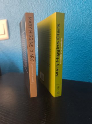 2 libros Mary Higgins Clark