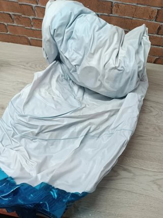 Piscina Hinchable Infantil Azul y Blanca