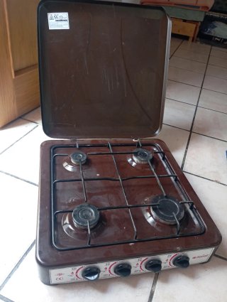 Cocina de gas portátil 4 fuegos