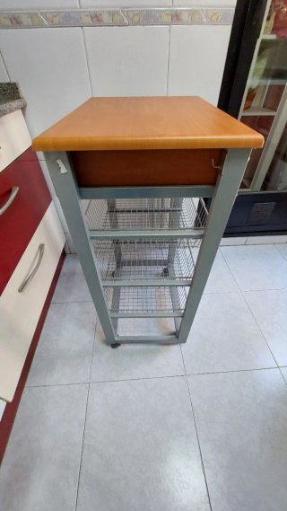Frutero Verdulero Madera y Metal