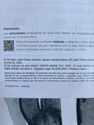 Matemáticas 3 ESO