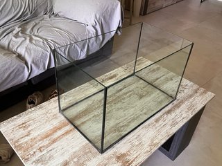 Acuario/Terrario Cristal 80L (60x34x39)