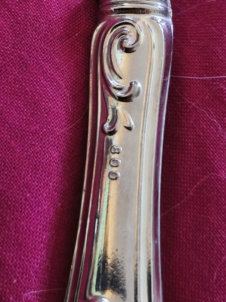 6 forchettine in argento 800