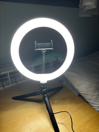 Aro de Luz LED con Soporte para Móvil