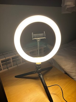 Aro de Luz LED con Soporte para Móvil