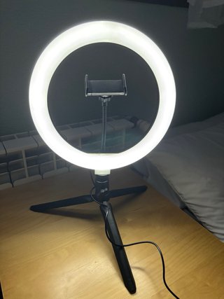 Aro de Luz LED con Soporte para Móvil