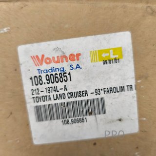 PILOTO TRASERO IZQUIERDO TOYOTA LAND CRUISER NUEVO 108906851