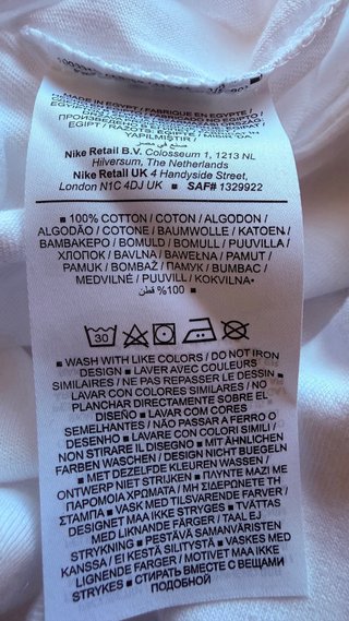 Camiseta Nike M Blanca,Nueva.
