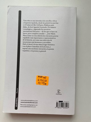 Entre el clavel y la rosa antología de la poesí...