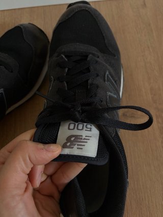 Zapatillas New Balance 500 Negras/Gris