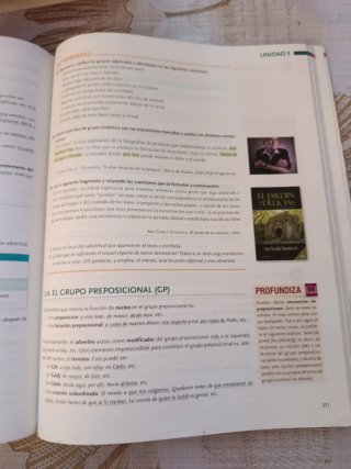 Lengua castellana y literatura, 1 BACH.