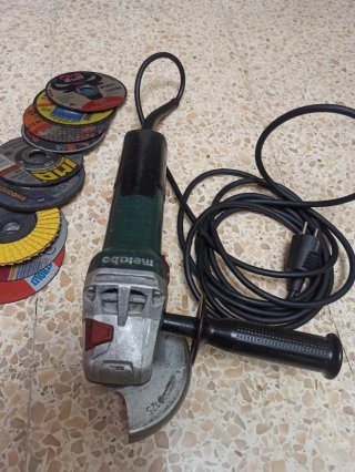 Amoladora Angular Metabo + Discos