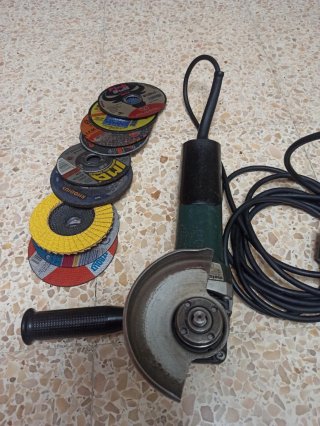 Amoladora Angular Metabo + Discos