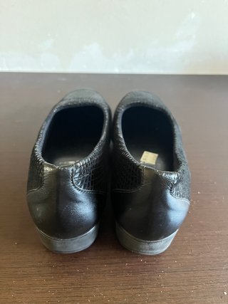 Mocasines ARELI cuña mujer negro T40