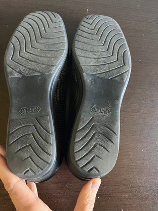 Mocasines ARELI cuña mujer negro T40