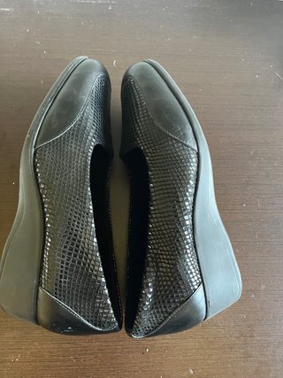 Mocasines ARELI cuña mujer negro T40