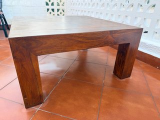 Mesa de centro madera maciza