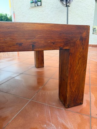Mesa de centro madera maciza