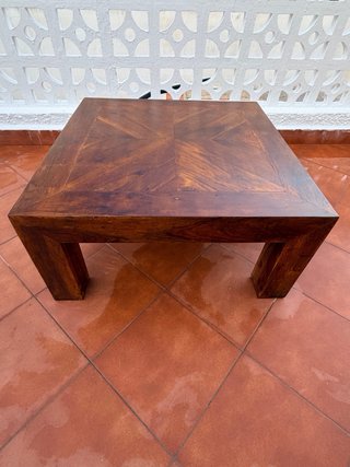 Mesa de centro madera maciza