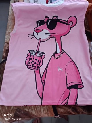 Camiseta sin mangas Pantera Rosa
