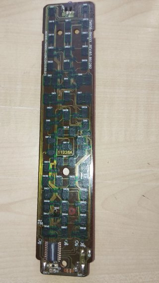 Placa de circuito de control remoto TV Sanyo FXPW.