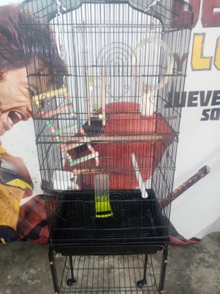 Jaula grande para pájaros
