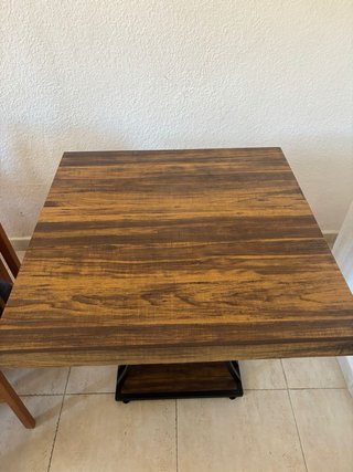 Mesa madera y metal