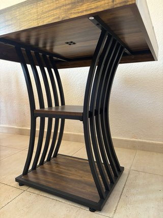 Mesa madera y metal