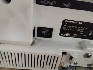 Loewe TV Plata/Blanco