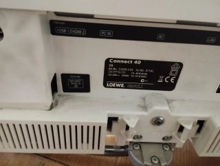 Loewe TV Plata/Blanco