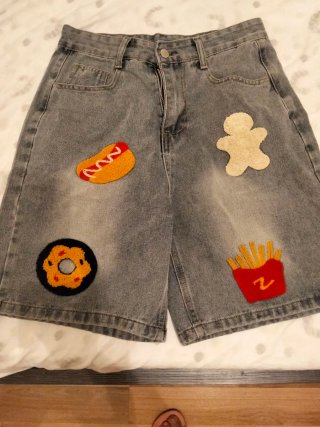 Pantalón corto ancho unisex verano