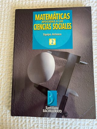 Matematicas Aplicadas a Las Ciencias Sociales, ...