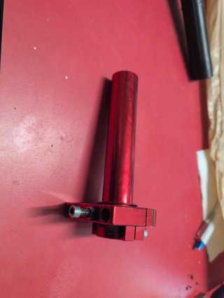 Puño Acelerador Rápido Rojo