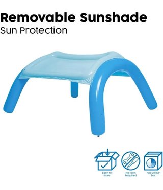 Piscina hinchable infantil con toldo