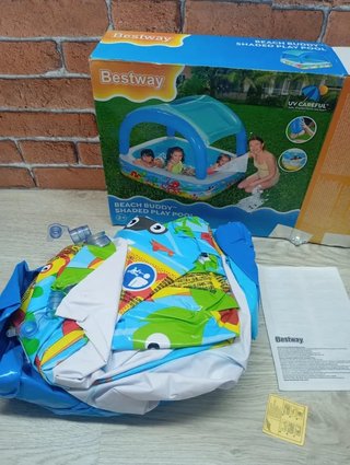 Piscina hinchable infantil con toldo