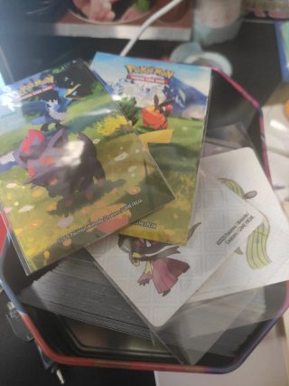 Lata Pokémon + 300 Cartas