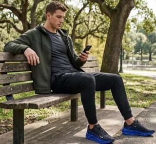 Zapatillas Nike Ava Rover Black Phantom Royal Blue