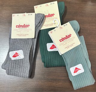 3 pares calcetines Cóndor Talla 10 (36-39)
