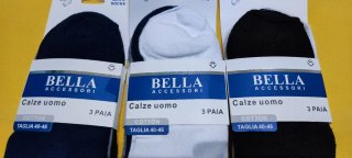 Lotto 9 paia calzini uomo BELLA 40-46