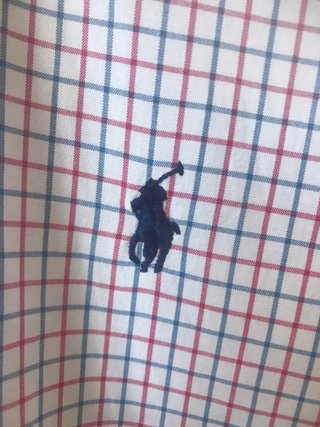 Ralph Lauren Camisa Hombre S Cuadros Pony Bordado