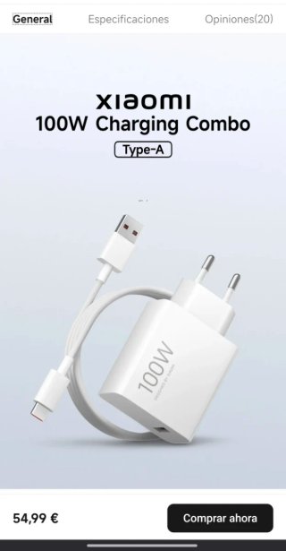 Caricabatterie originale Xiaomi 100W