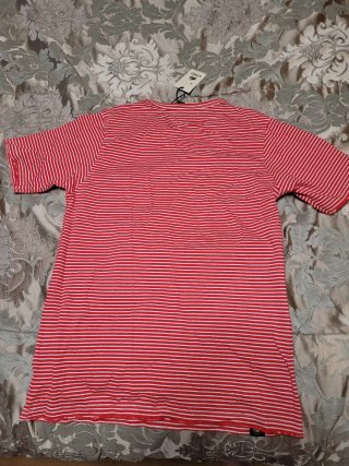 Camiseta de rayas rojas y blancas Altona Dock