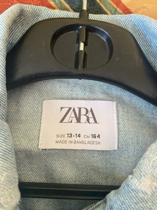 Chaqueta vaquera Zara niña T.13-14 (164cm)