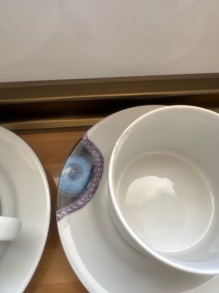 Juego 10 Tazas Porcelana Dalí 2004