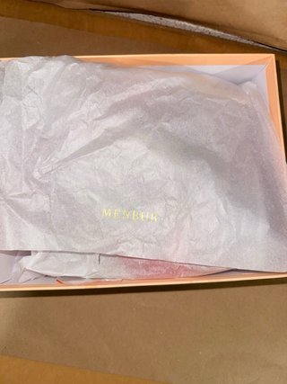Sandalias Menbur tacón coral y rojo