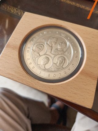 Moneda de Plata Rey Carlos I España 1991