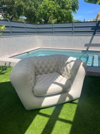 Sillón hinchable exterior