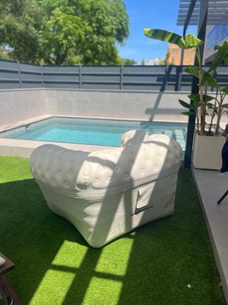 Sillón hinchable exterior