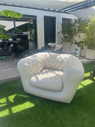 Sillón hinchable exterior
