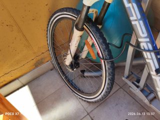 Bicicleta Lapierre plateada